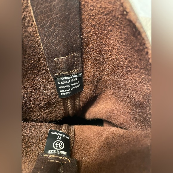 AdTec Men's 11" Ranch Wellington Classic Western Boots Leather Redteak Size 8.5 - Picture 9 of 10